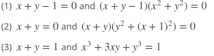 equatins and parallel straight lines